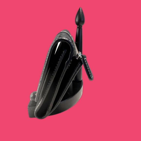 Coach Chic! Y2K Black Monogram Trifold Long Wallet - Picture 6 of 6